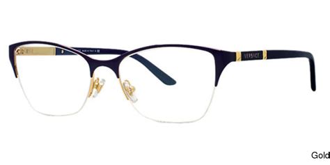 versace semi rimless eyeglasses|eyeglasses versace glasses on face.